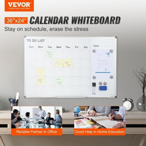 Vevor Magnetic Hanging Dry Erase Board 36x24cm