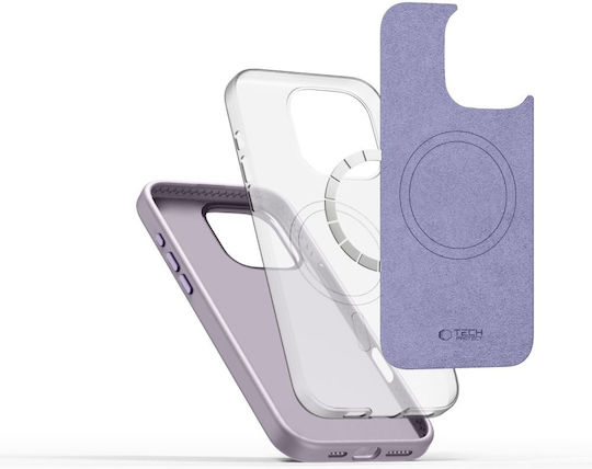 Tech-Protect Back Cover Silicone Purple (iPhone 16 Pro)