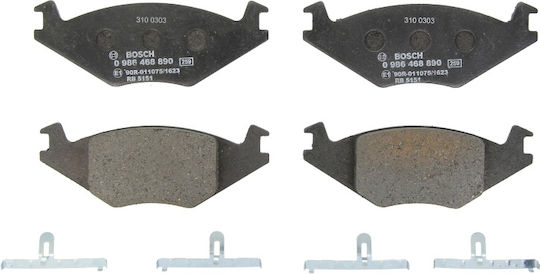 Bosch Brake Pad Front 2pcs for Seat Cordoba / Ibiza Volkswagen Golf / Jetta / Polo Disc 239x12
