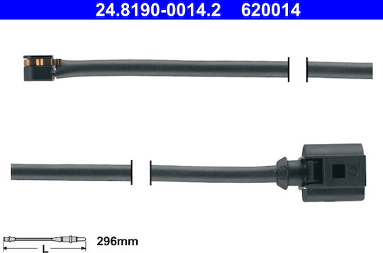 Сензор за спирачни накладки за VW Touareg 7P5 ATE 24819000142