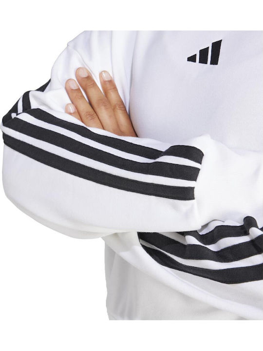 Essentials 3-Stripes Дамски Суитшърт Бял