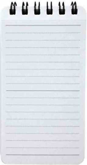 Spiral Notebook Тетрадка Спирала 50 Листа A7 На райета Многоцветен