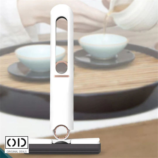 Hand Mop Automatic Liquid Self-stopping System Cleaning Windows Furniture Multisurfaces Removes Water Dust Hair Dirt 2 Sponges Included In Package Origin