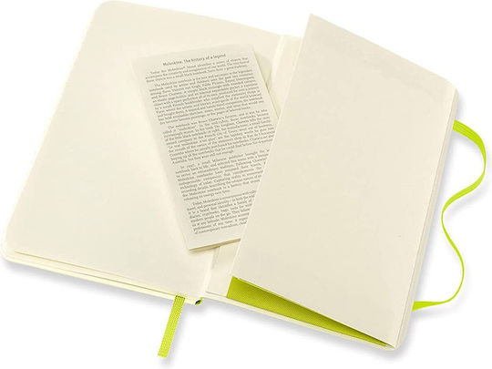 Moleskine Classic Collection Carnet 192 Foi cu Pagini Albe și Elastic Galben