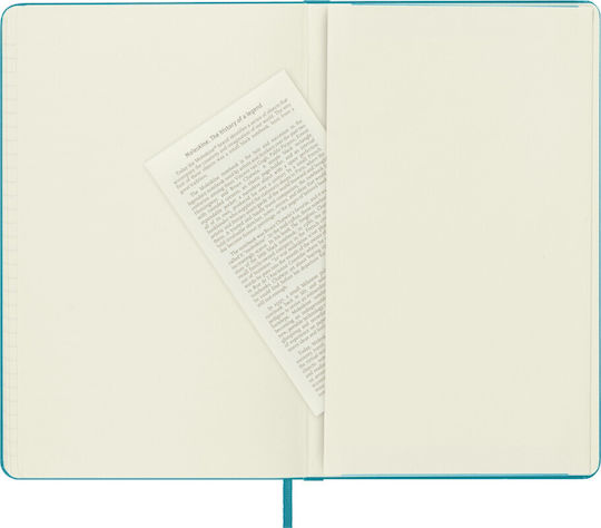 Moleskine Notebook Hard Σημειωματάριο Bullet Ριγέ με Σκληρό Εξώφυλλο Γαλάζιο