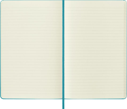 Moleskine Notebook Hard Σημειωματάριο Bullet Ριγέ με Σκληρό Εξώφυλλο Γαλάζιο