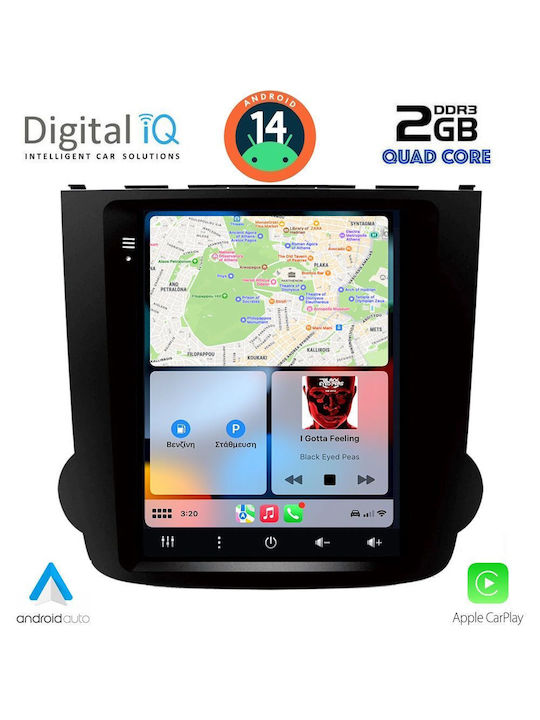 Digital IQ Car Audio System for Honda CR-V 2007-2012 (Bluetooth/USB/AUX/WiFi/GPS/Apple-Carplay/Android-Auto) with Touch Screen 9.7"