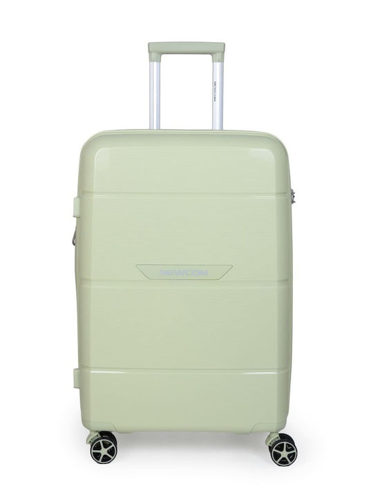 Newcom Reisekoffer Hartschalen Green mit 4 Räder Set 3Stück N1595
