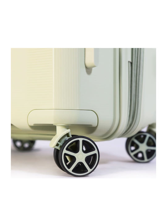 Newcom Reisekoffer Hartschalen Green mit 4 Räder Set 3Stück N1595