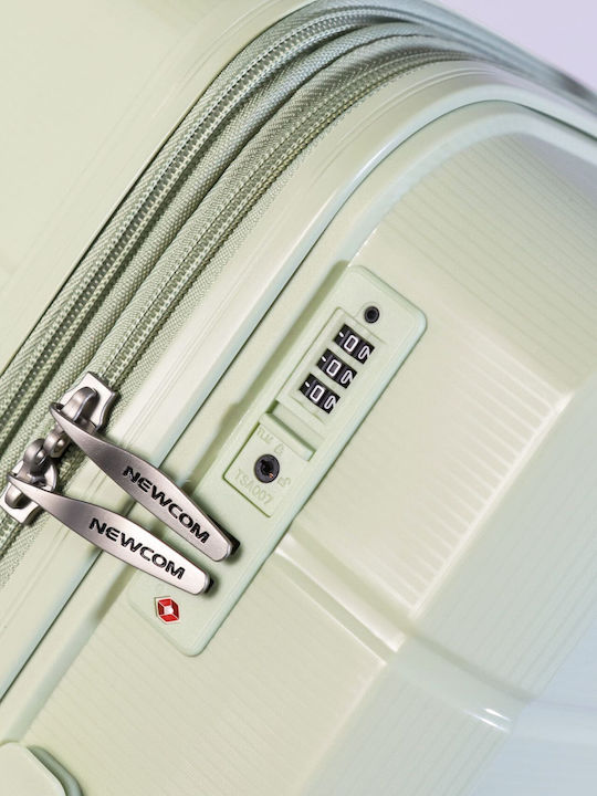 Newcom Reisekoffer Hartschalen Green mit 4 Räder Set 3Stück N1595