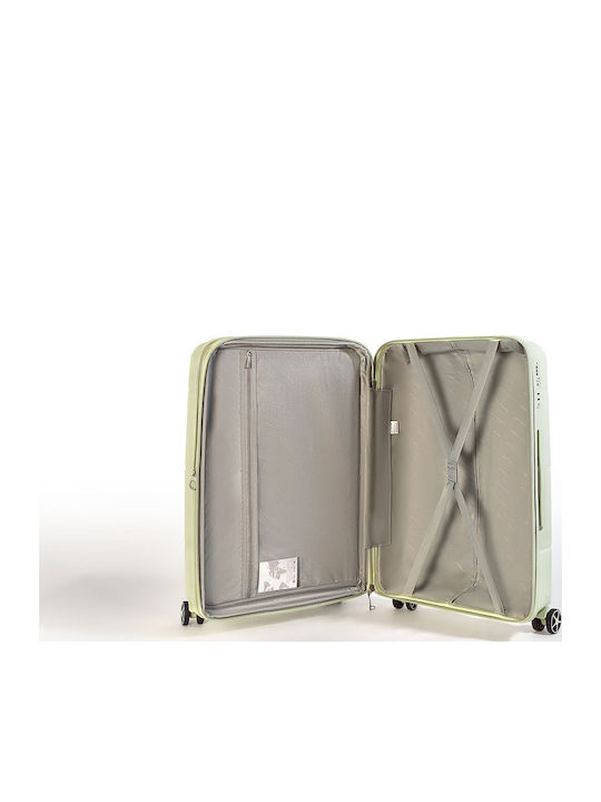 Newcom Reisekoffer Hartschalen Green mit 4 Räder Set 3Stück N1595