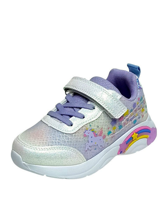 Παιδικά Sneakers Ασημί