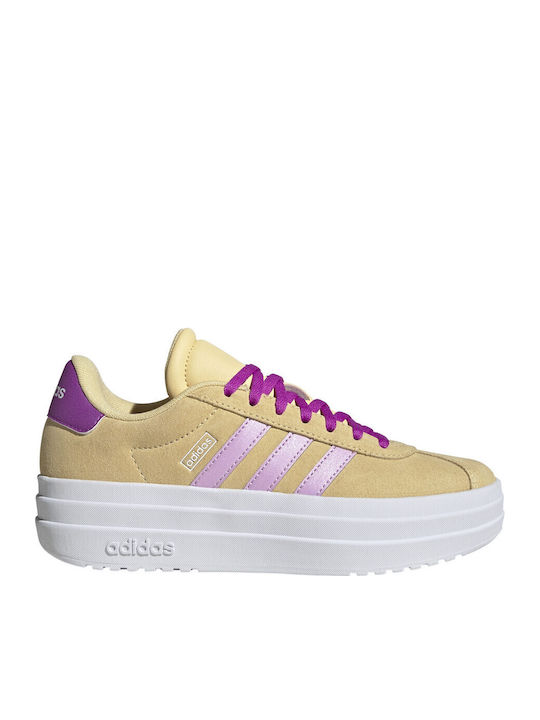 adidas gazelle silver green womens Adidas Women's Triple Platform Yellow / Black Low Top Sneakers main image 0