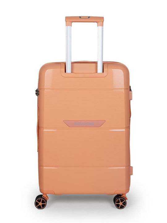 Newcom Reisekoffer Hart Sonnenfarben Maximalhöhe 75,5cm mit 4 Räder Set 2 Stück