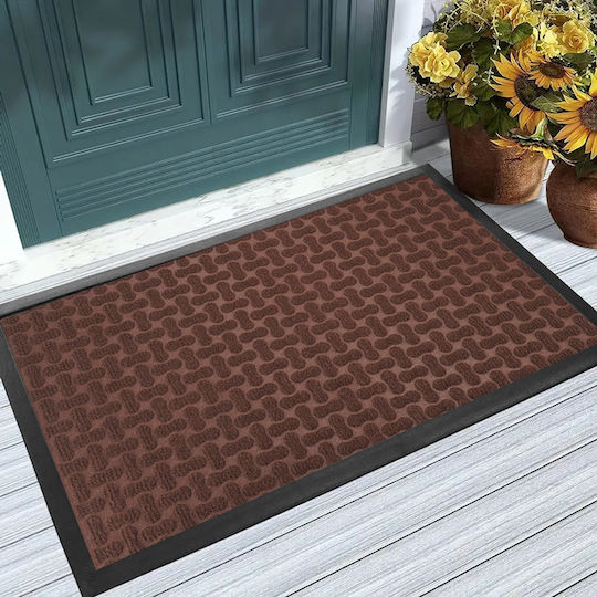 Home Use Πατάκι Εισόδου από Καουτσούκ Καφέ 60x40εκ. HUH-0211 Καφέ Home Use Πατάκι Εισόδου από Καουτσούκ Καφέ 60x40εκ. HUH-0211 Καφέ