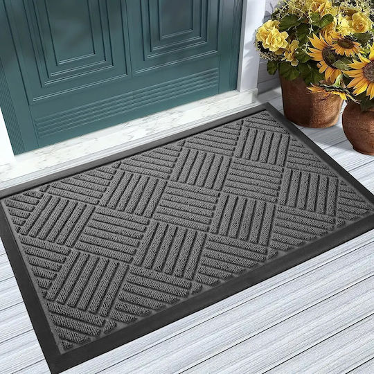 Home Use Πατάκι Εισόδου από Καουτσούκ Γκρι 60x40εκ. HUH-0212 Γκρι Home Use Πατάκι Εισόδου από Καουτσούκ Γκρι 60x40εκ. HUH-0212 Γκρι