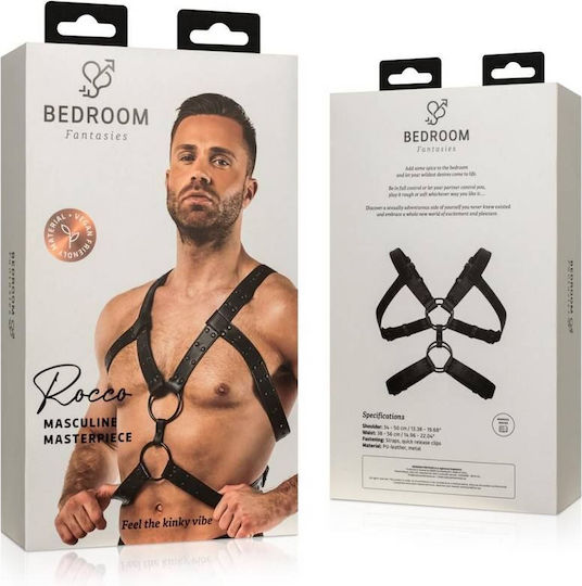Bedroom Fantasies Ανδρικό Harness Μαύρο