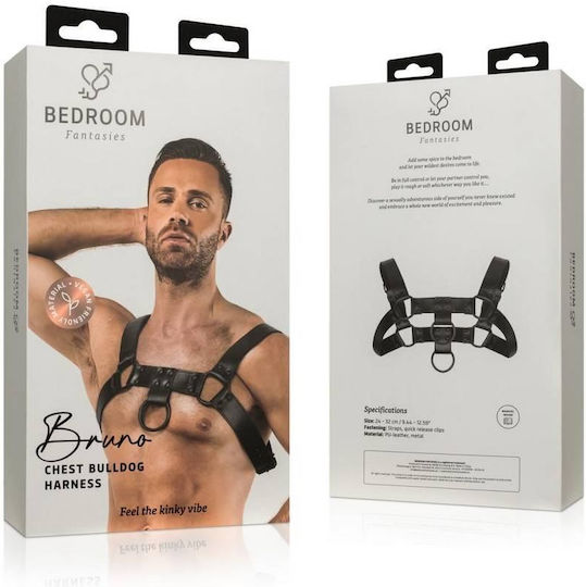 Bedroom Fantasies Ανδρικό Harness Μαύρο