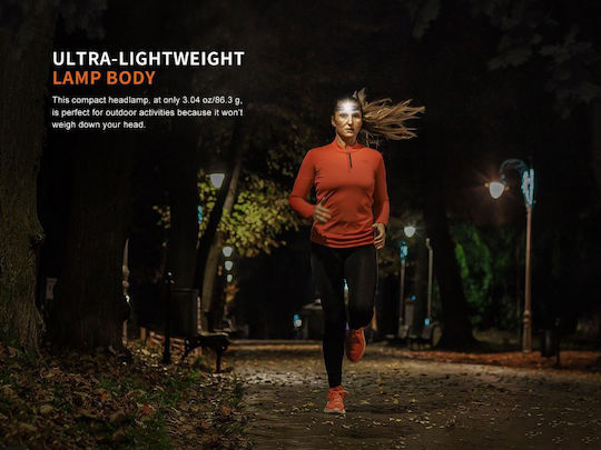 Fenix Φακός Κεφαλής LED IP68 με Μέγιστη Φωτεινότητα 300lm Hm23