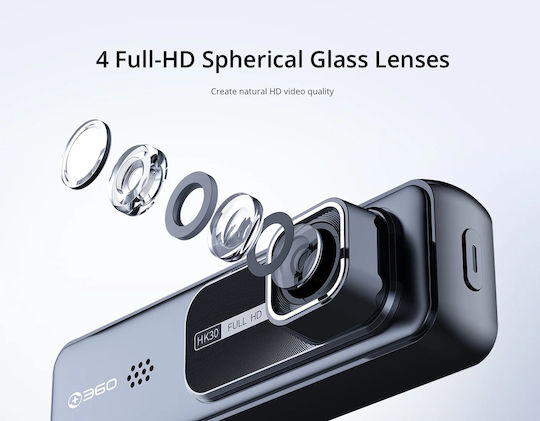 Botslab HK30 Camera DVR Auto 1080P pentru Parbriz cu Autocolant