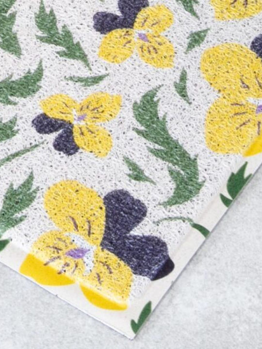 Artsy Mats Entrance Mat Yellow Pansy 70x40cm