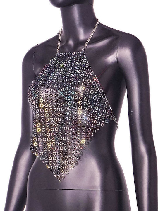 Γυναικείο Crop Top Μαύρο