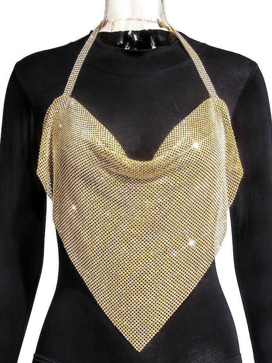 Women's Crop Top Gold