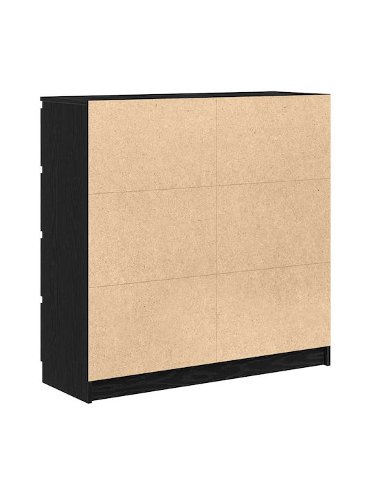 Sertar de Birou Negru 100x35x99cm