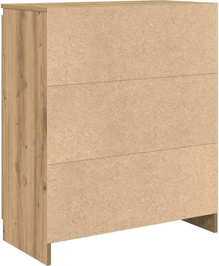 Συρταριέρα Γραφείου Ξύλινη Καφέ 71x35x84cm