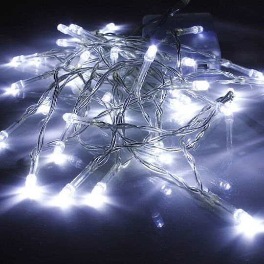 1200 Lichterketten LED 50m. Kaltes Weiß Typ Regen 1Stück