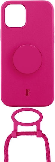 Just Elegance Back Cover Silicone / Plastic Pink (iPhone 12 / 12 Pro)