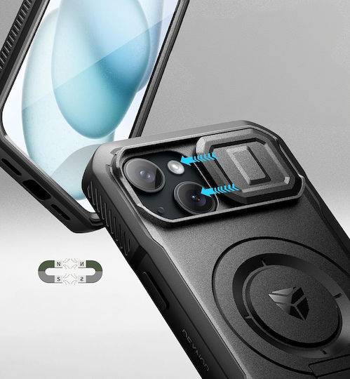 Dexnor Back Cover Μαύρο (iPhone 15)