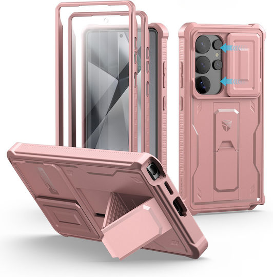 Dexnor 360 Full Cover Ροζ (Galaxy S25 Ultra)