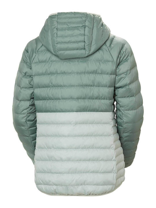 Women's Short Lifestyle Jacket for Winter Green