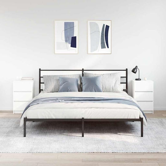 Vidaxl Nachttische 3 Schubladen 2 Stk Weiß 39x35x65cm Weiß