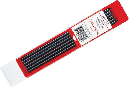 Caran D'ache 6 Pachete x 6 Mine Creion Mecanic Grosime 3mm Tipul 3B Multicolor