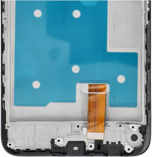 Screen Lcd Display with Touch Mechanism and Frame for Honor X7a (Black)