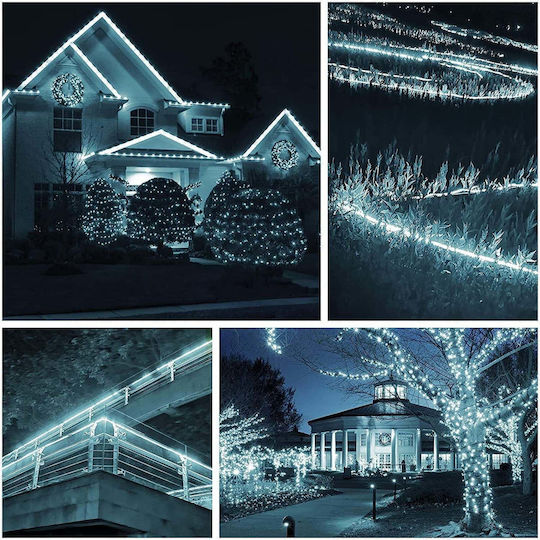 Țeavă luminată 144 Becuri 220V Alb rece 6m IP65
