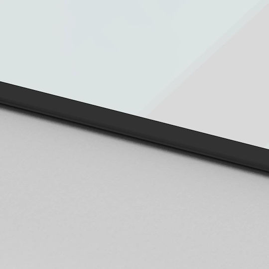 Vidaxl Schiebetür-Set Schwarze Beschläge 102,5x205 cm Schwarz