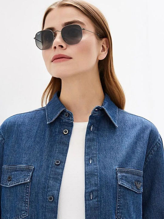 Ray Ban Sunglasses with Metallic Frame Ray Ban Sunglasses with Metallic Frame