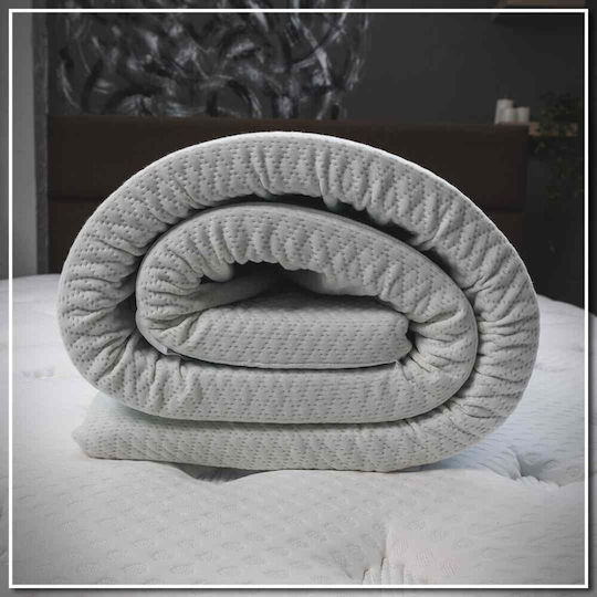 Double Mattress Topper "Aloe Vera" 150x200x4 2etopaloe4-150200