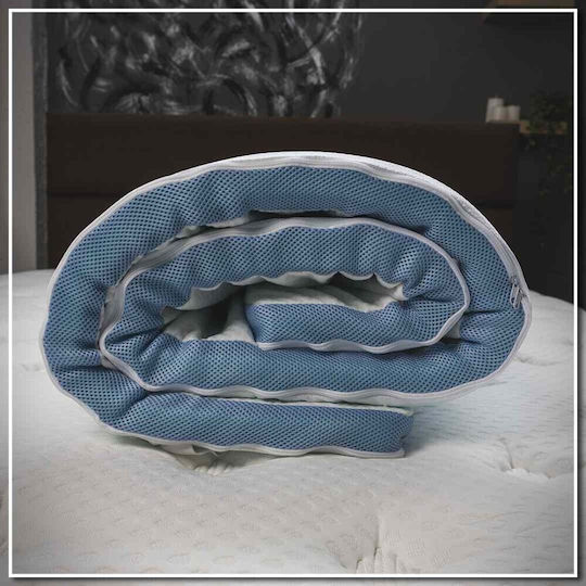 Semi-Double Mattress Topper "Cool Gel" 120x200x4 2etopcool4-120200