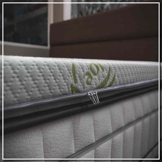 Double Mattress Topper "Aloe Vera" 150x200x4 2etopaloe4-150200