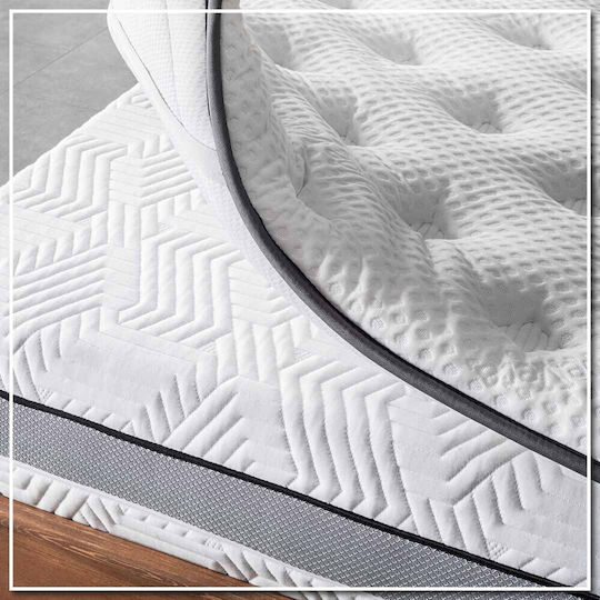 Semi-Double Mattress Topper "Aloe Vera Hard Comfort" 120x200x7 2etopaloeh7-120200