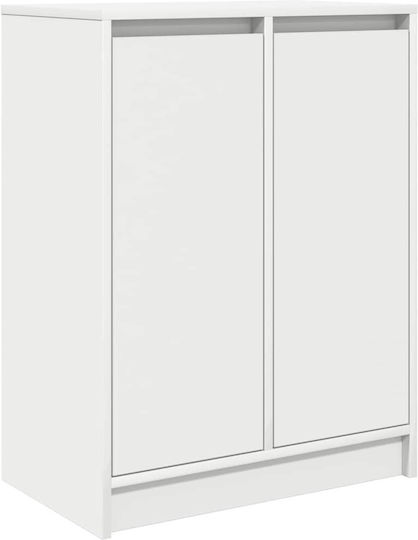 Vidaxl Παπουτσοθήκη Λευκή 57x34x76cm Επεξεργασμένο Ξύλο 1 Τεμ Λευκό Vidaxl Παπουτσοθήκη Λευκή 57x34x76cm Επεξεργασμένο Ξύλο 1 Τεμ Λευκό