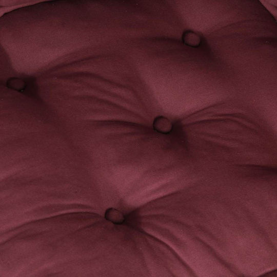 Vidaxl Pouf Modular Vișiniu 70x70x54 Material Roșu