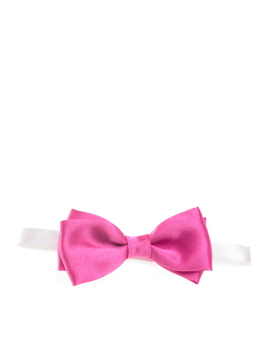 Victoria Kids' Bow Tie Solid Double Satin Silver