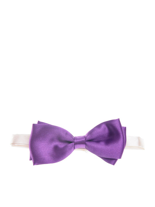 Victoria Kids' Bow Tie Solid Double Satin Burgundy