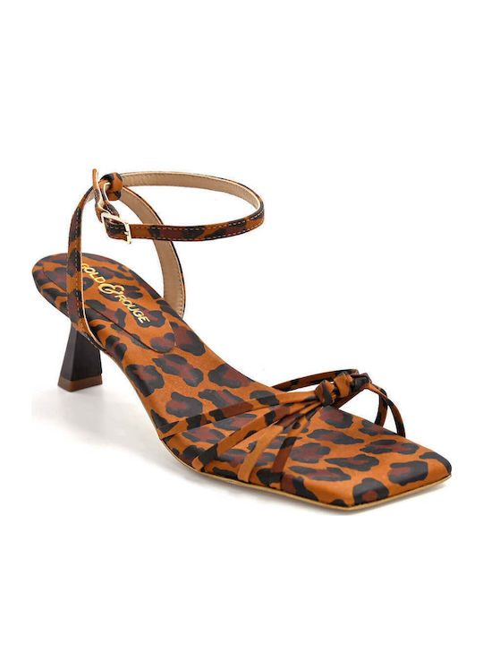 Gold&Rouge Leather Sandals Gold
