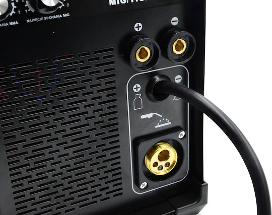 Geko G80096 Welding Machine MIG / TIG / MMA / FCAW with Maximum Welding Current 220A and Duty Cycle 60%